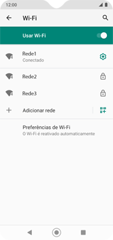 Como se conectar a uma rede Wi-Fi - LG K22 - Passo 9