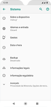 Como encontrar o número de IMEI do seu aparelho - Motorola Moto G7 - Passo 4