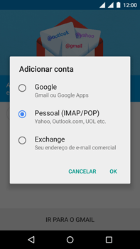 Como configurar seu celular para receber e enviar e-mails - Motorola Moto X Play - Passo 8