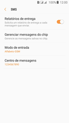 Como configurar o telefone para receber mensagens - Samsung Galaxy J5 - Passo 10