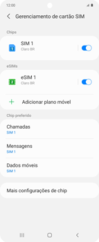 Como ativar o eSIM através do QR Code recebido via e-mail - Samsung Galaxy Z Flip - Passo 20