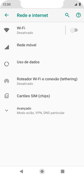 Como usar seu aparelho como um roteador de rede Wi-Fi - Motorola Moto G7 Play - Passo 5