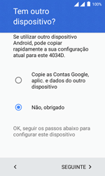 Como configurar pela primeira vez - Alcatel Pixi 4 - Passo 9