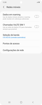 Como ativar e desativar o VoLTE - Samsung Galaxy Z Flip - Passo 8
