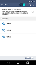 Como se conectar a uma rede Wi-Fi - LG K10 - Passo 7