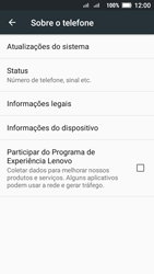 Como encontrar o número de IMEI do seu aparelho - Lenovo Vibe C2 - Passo 4