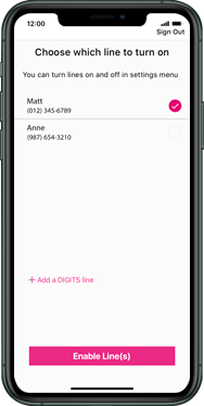 digits talk and text t mobile