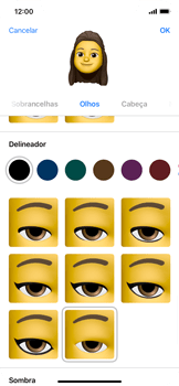 Como criar um Memoji - Apple iOS 15 Apple iOS 15 - Passo 16