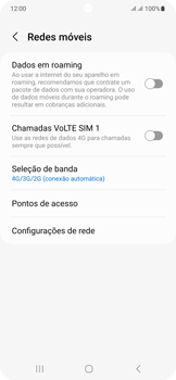 Como ativar e desativar o VoLTE - Samsung Galaxy S23+ - Passo 6