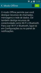 Como ativar e desativar o modo avião no seu aparelho - Samsung Galaxy S5 - Passo 6