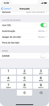 Como configurar seu celular para receber e enviar e-mails - Apple iOS 11 Apple iOS 11 - Passo 23