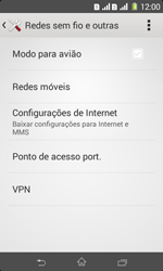 Como configurar a internet do seu aparelho (APN) - Sony Xperia E1 - Passo 5