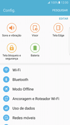 Como se conectar a uma rede Wi-Fi - Samsung Galaxy S7 Edge - Passo 4