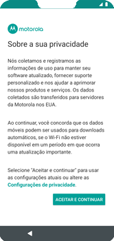 Como configurar pela primeira vez - Motorola Moto G7 Power - Passo 11