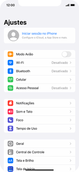 Como criar um resumo de notificações - Apple iOS 15 Apple iOS 15 - Passo 2
