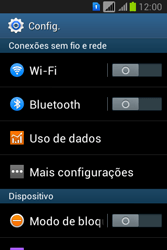 Como ativar e desativar o modo avião no seu aparelho - Samsung Galaxy Young - Passo 4