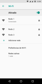Como se conectar a uma rede Wi-Fi - Motorola Moto G6 Plus - Passo 9