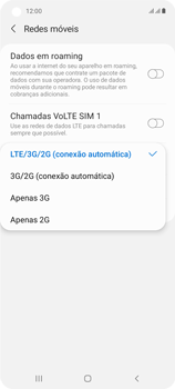 Como conectar à internet (APN automático) - Samsung Galaxy A21s - Passo 11