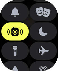 Entenda os ícones da Central de Controle - Apple Watch Ultra - Passo 6