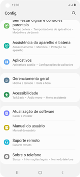 Como restaurar as configurações originais do seu aparelho - Samsung Galaxy A21s - Passo 4