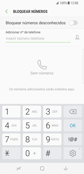 Como bloquear chamadas de números desconhecidos - Samsung Galaxy S8 - Passo 6