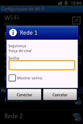 Como se conectar a uma rede Wi-Fi - Huawei U8667 - Passo 9