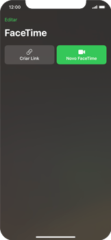 Como compartilhar um link do FaceTime - Apple iOS 15 Apple iOS 15 - Passo 2