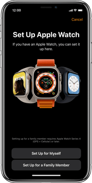 How to set up apple watch for family online member