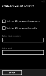 Como configurar seu celular para receber e enviar e-mails - Nokia Lumia 1020 - Passo 19