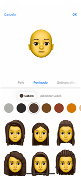 Como criar um Memoji - Apple iOS 16 Apple iOS 16 - Passo 7