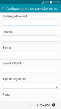 Como configurar seu celular para receber e enviar e-mails - Samsung Galaxy Note - Passo 8