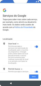 Como configurar pela primeira vez - Motorola Moto G7 Power - Passo 6