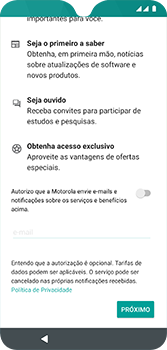 Como configurar pela primeira vez - Motorola Moto G7 - Passo 18
