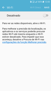 Como se conectar a uma rede Wi-Fi - Samsung Galaxy On 7 - Passo 5