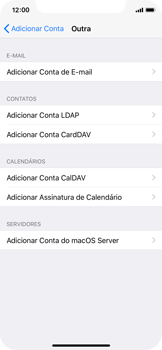 Como configurar seu celular para receber e enviar e-mails - Apple iOS 11 Apple iOS 11 - Passo 6