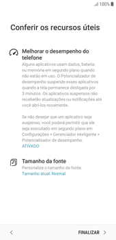 Como configurar pela primeira vez - Samsung Galaxy J4 Core - Passo 12