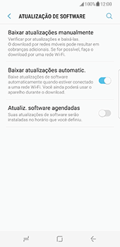 Como atualizar o software do seu aparelho - Samsung Galaxy S8 - Passo 5