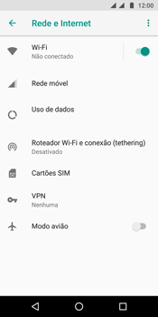 Como conectar à internet - Motorola Moto G6 Plus - Passo 6