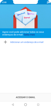 Como configurar seu celular para receber e enviar e-mails - Motorola One - Passo 5