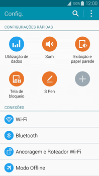 Como se conectar a uma rede Wi-Fi - Samsung Galaxy Note - Passo 4