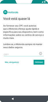 Como configurar pela primeira vez - Motorola Moto G7 Power - Passo 14