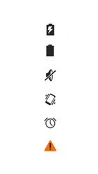 Explicação dos ícones - Motorola Moto E (1ª Geração) - Passo 8