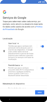 Como configurar pela primeira vez - Motorola Moto E6 Plus - Passo 7