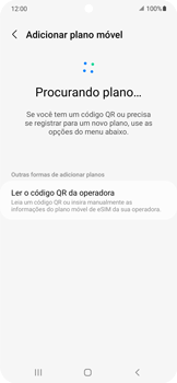 Como ativar o eSIM através do QR Code recebido via e-mail - Samsung Galaxy S22 - Passo 13