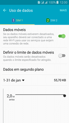 Como ativar e desativar uma rede de dados - Samsung Galaxy J3 Duos - Passo 5