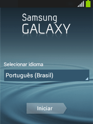 Como configurar pela primeira vez - Samsung Galaxy Pocket - Passo 3