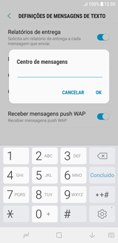 Como configurar o telefone para receber mensagens - Samsung Galaxy J4 Core - Passo 7