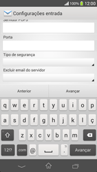 Como configurar seu celular para receber e enviar e-mails - Sony Xperia SP - Passo 11