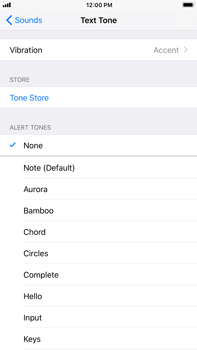Silent and vibrate mode for messages | Media & Sound | iPhone 8 Plus