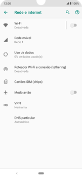 Como conectar à internet - Motorola Moto E6 Plus - Passo 9